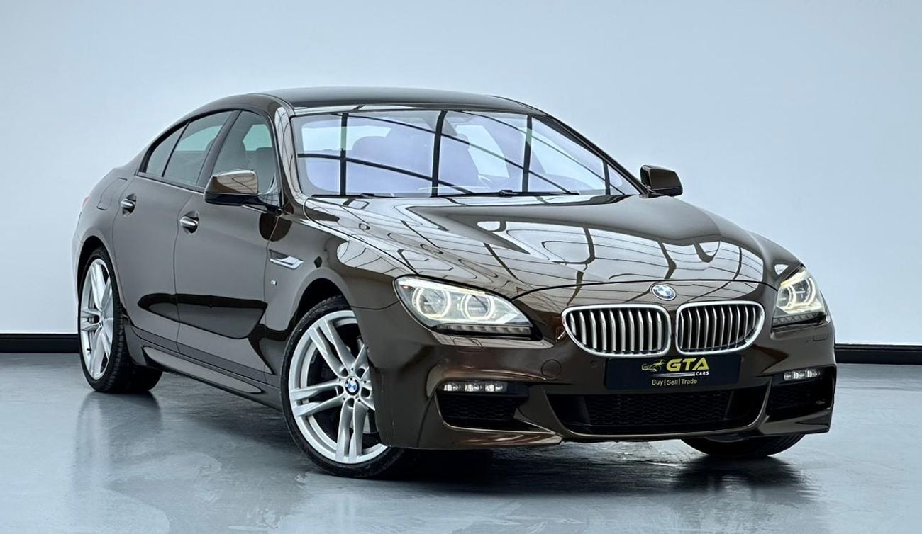 BMW 650i M Sport 4.4L 2015 BMW 650i xDrive Gran-Coupe, BMW Full Service History, Excellent Condition, GCC