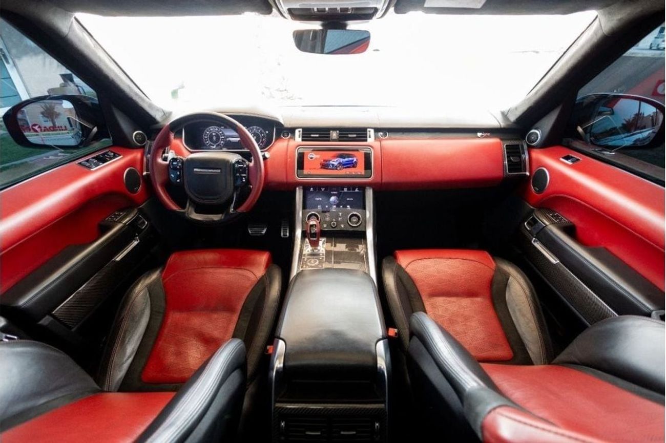 لاند روفر رينج روفر سبورت Range Rover Sport SVR 2019 GCC under Warranty with Flexible Down-Payment.