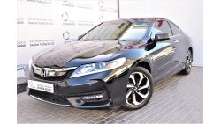 Honda Accord Coupe 2.4L COUPE 2017 GCC DEALER RAMADAN OFFER 1YR / 20K SERVICE CONTRACT