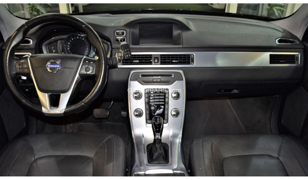 Volvo S80 AED 1,116 Per Month / 0% D.P | Volvo S80 T6 AWD 2015 Model!! in Black Color! GCC Specs