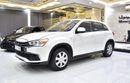 Mitsubishi ASX EXCELLENT DEAL for our Mitsubishi ASX ( 2019 Model ) in White Color GCC Specs