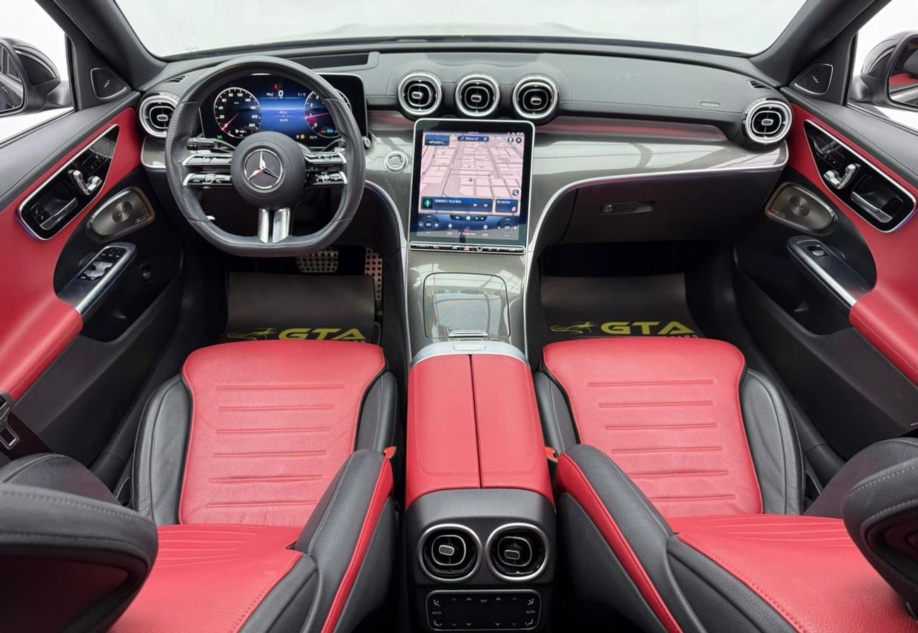 Mercedes-Benz C 200 2022 Mercedes Benz C200 AMG, 2027 Mercedes Warranty + Service Pack, Full MB Service History, GCC