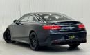 Mercedes-Benz S 63 AMG Std 2018 Mercedes Benz S63 AMG 4MATIC Edition 1, Warranty, Fully Loaded, Low Kms, GCC