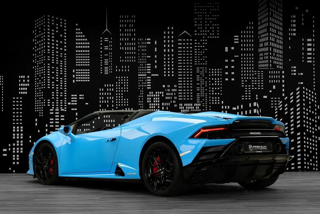 Lamborghini Huracan Evo Spyder LAMBORGHINI | HURACAN EVO SPYDER | BLUE CEPHEUS COLOR | CARBON INTERIOR