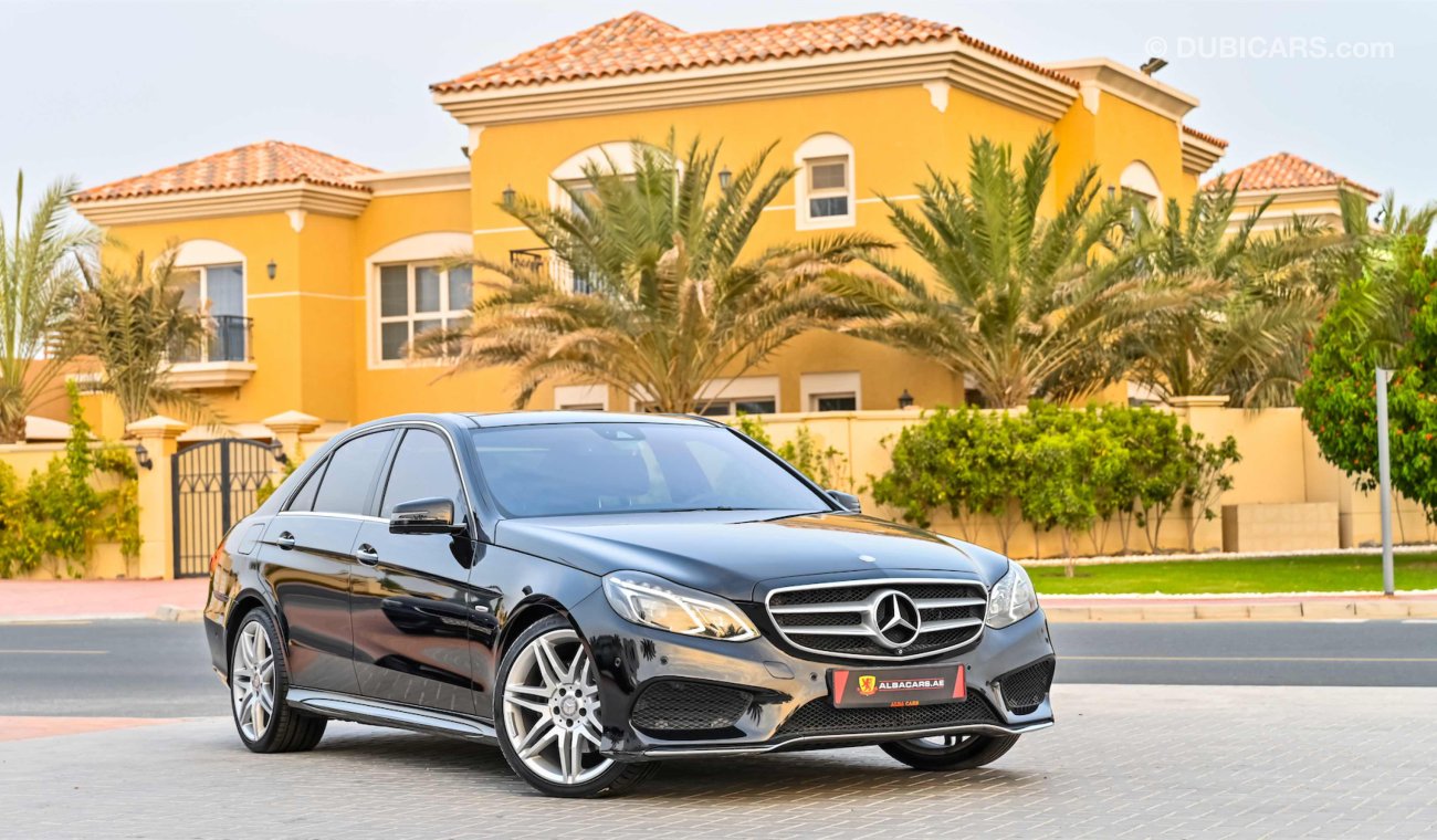 Mercedes-Benz E300 AMG Agency Warranty | 2,135 P.M | 0% Downpayment | Full Option | Exceptional Condition