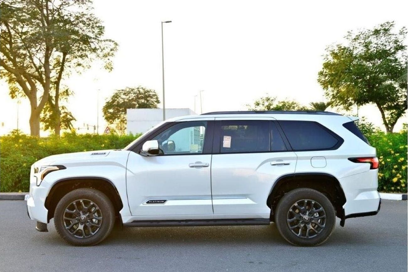 تويوتا سيكويا 2025 SEQUOIA PLATINUM I-FORCE HYBRID V6 3.5L 4WD 7-SEATER AT