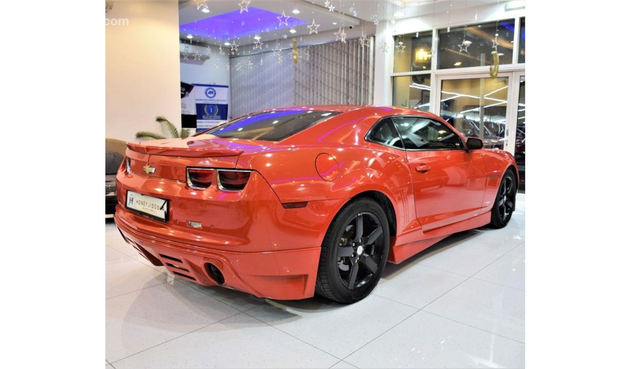 شيفروليه كامارو FULL SERVICE HISTORY! Chevrolet CAMARO 2012 Model!! in Orange Color! GCC Specs