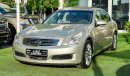 Infiniti G35 Model 2008 Gulf silver color number one leather hatch screen wheels Camera in excellent condition th