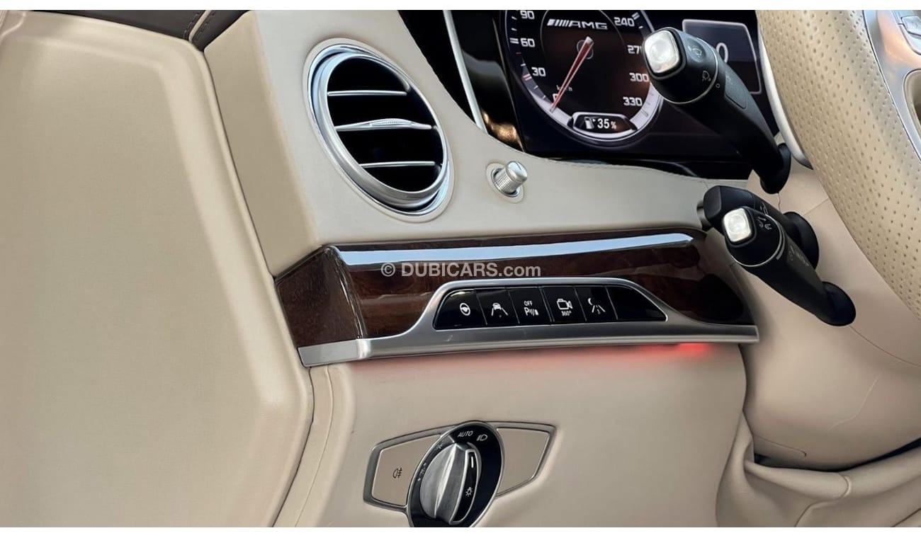 Mercedes-Benz S 63 AMG Partial Service History 5.5L V8 GCC Perfect Condition