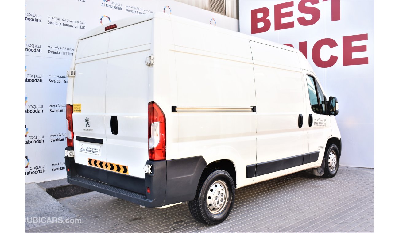 Peugeot Boxer 2.2L L2 H2 DIESEL 2021 CHILLER GCC AGENCY WARRANTY UP TO 2026 OR 100,000KM