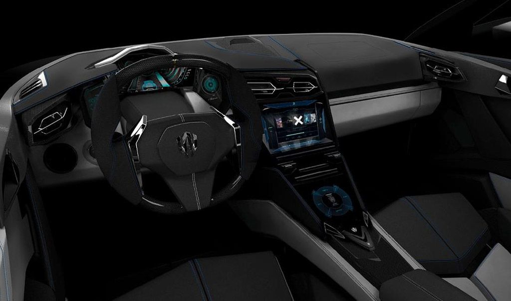 W Motors Lykan HyperSport interior - Cockpit