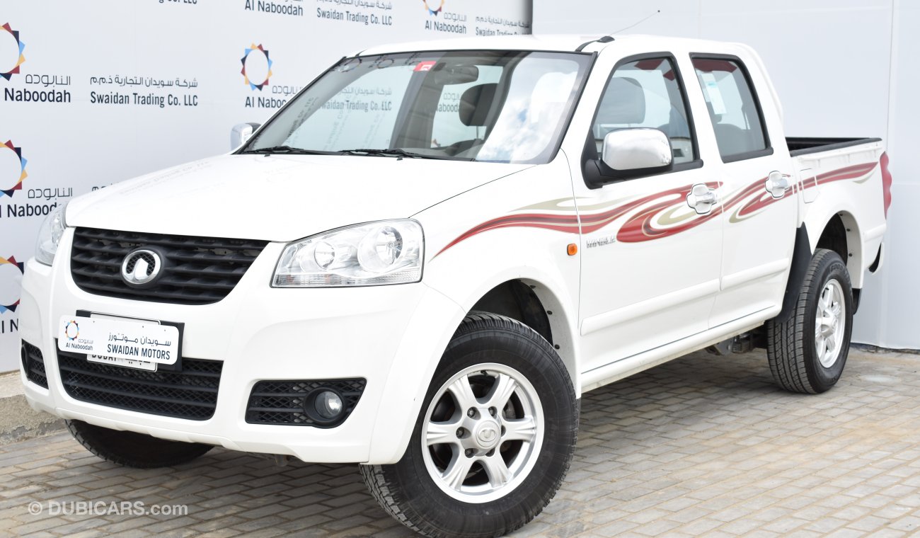 Great Wall Wingle 2.4L MAN 4WD DOUBLE CABIN 2017 GCC AGENCY WARRANTY UP TO 2021 OR 100,000KM