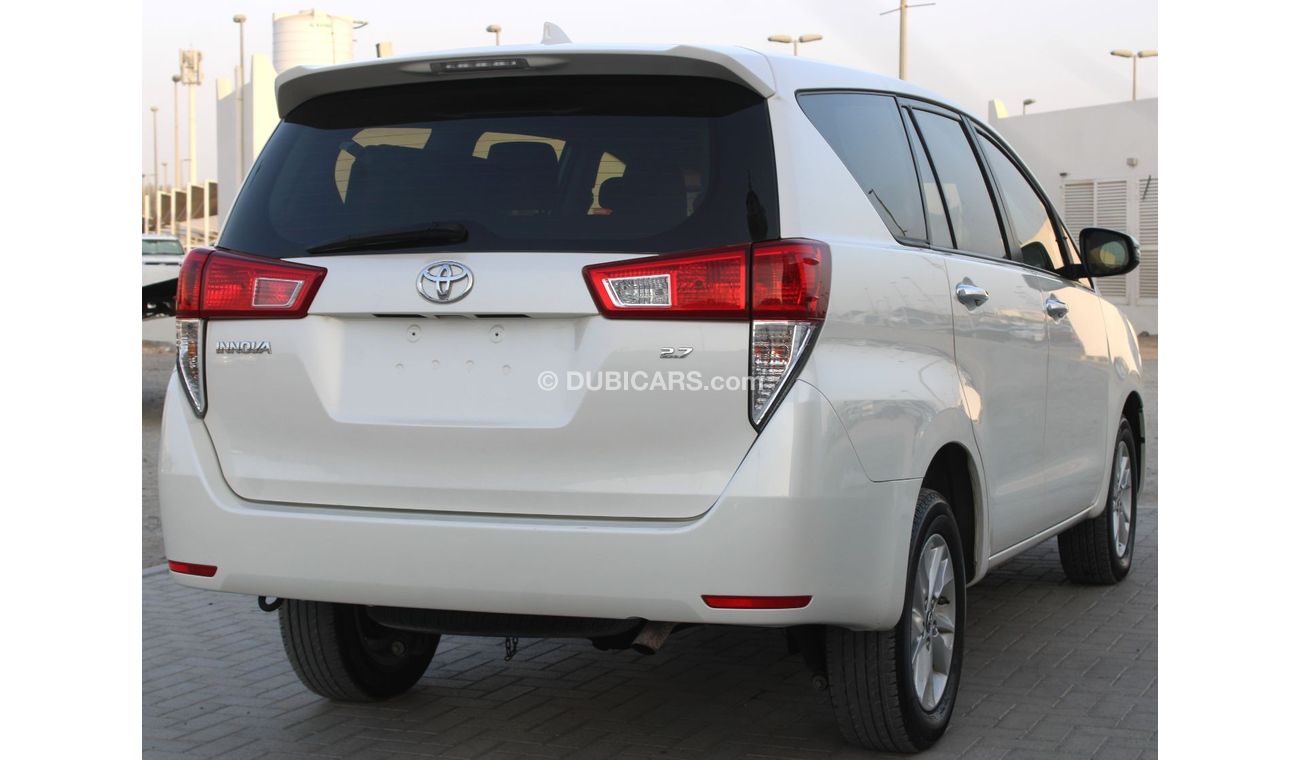Toyota Innova toyota innova 2019 white GCC  2.7 excellent condtion without accident