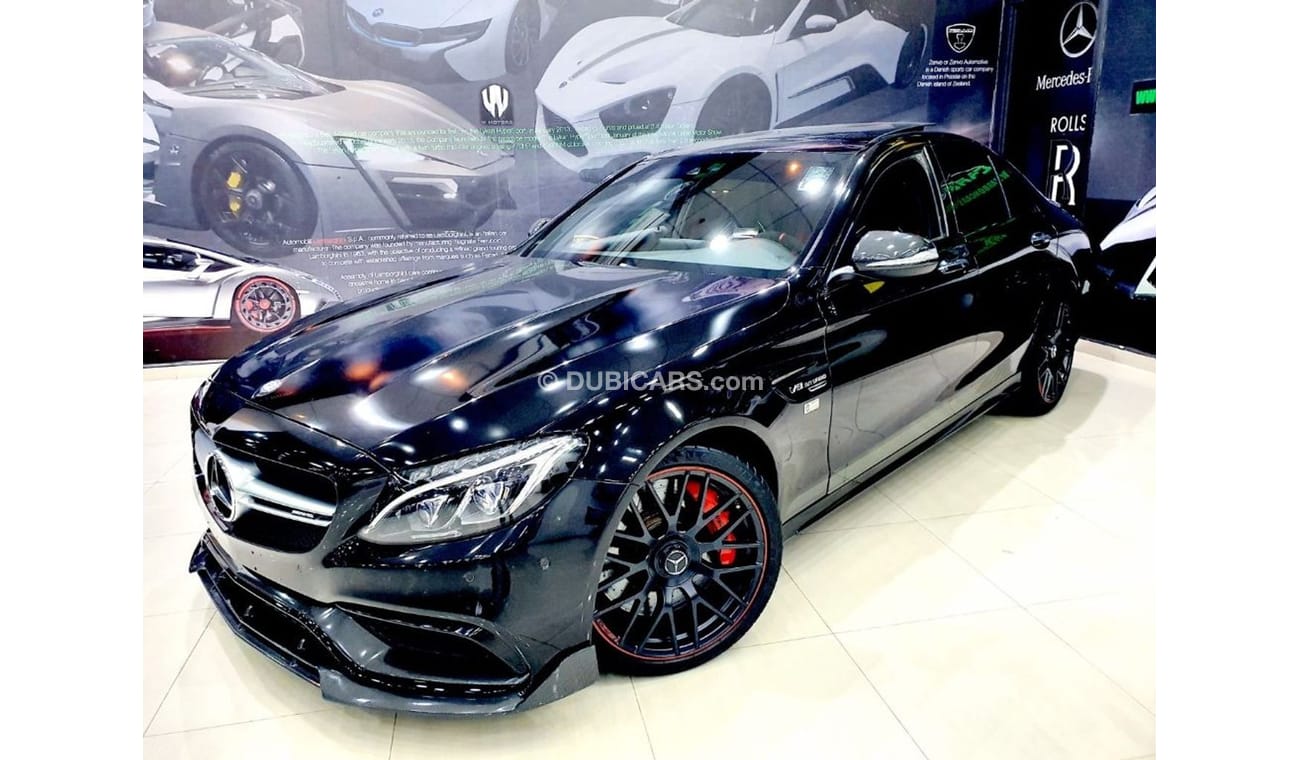 Mercedes-Benz C 63 AMG C63s EDITION 1- 2015 - GCC - ONE YEAR WARRANTY