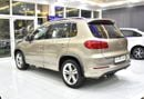 Volkswagen Tiguan EXCELLENT DEAL for our Volkswagen Tiguan R-Line ( 2016 Model ) in Beige Color GCC Specs