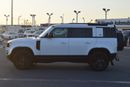 لاند روفر ديفندر 2021Model 2.0 petrol Engine full option tap of the range colour white Transmission Automatic Interio