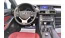 Lexus IS350 FSport 350 SPORT 3.5L V6 2020 GCC SPECS AGENCY WARRANTY