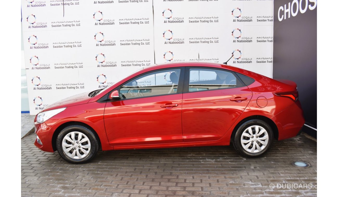 Hyundai Accent AED 689 PM | 1.6L GL GCC DEALER WARRANTY