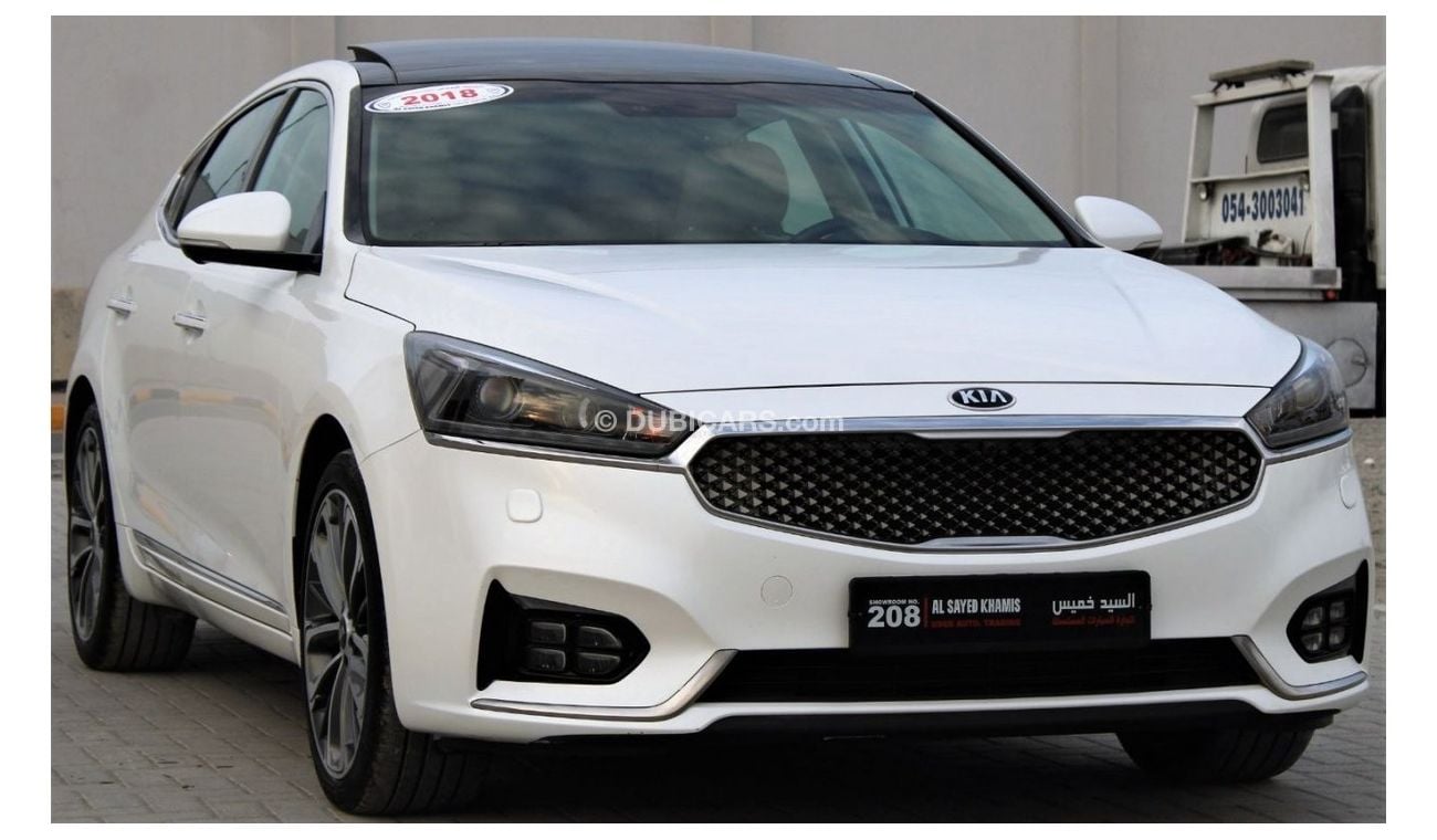 كيا كادنزا كيا كادينزا 2018 خليجي فل كامل بدون صبغ بدون حوادث نظيفه جدا من الداخل والخارج