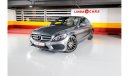 مرسيدس بنز C 200 SOLD ||| Mercedes Benz C200 AMG 2017 GCC under Agency Warranty with Flexible Down-Payment