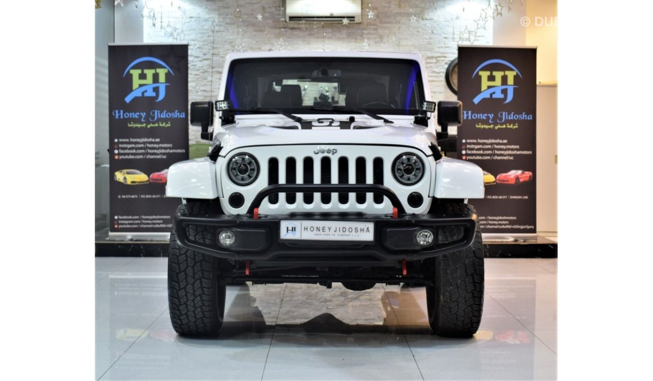 جيب رانجلر EXCELLENT DEAL for our Jeep Wrangler SAHARA 2015 Model!! in White Color! GCC Specs