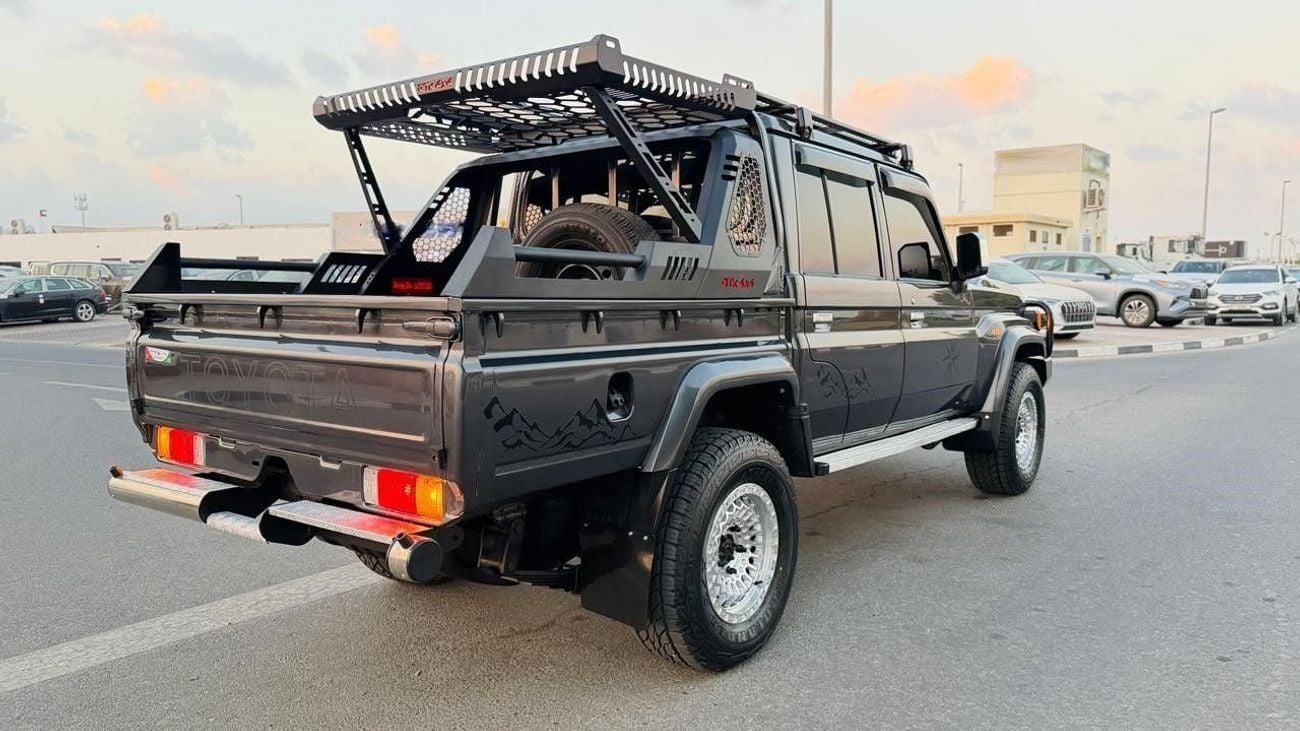 تويوتا لاند كروزر بيك آب OFF-ROAD MODIFIED | DOUBLE CABIN | BULL BAR & SPORTS BAR INSTALLED | AUTOMATIC TRANSMISSION | 2.8L D