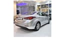 Hyundai Elantra Hyundai Elantra 1.6L 2015 Model!! in Silver Color! GCC Specs