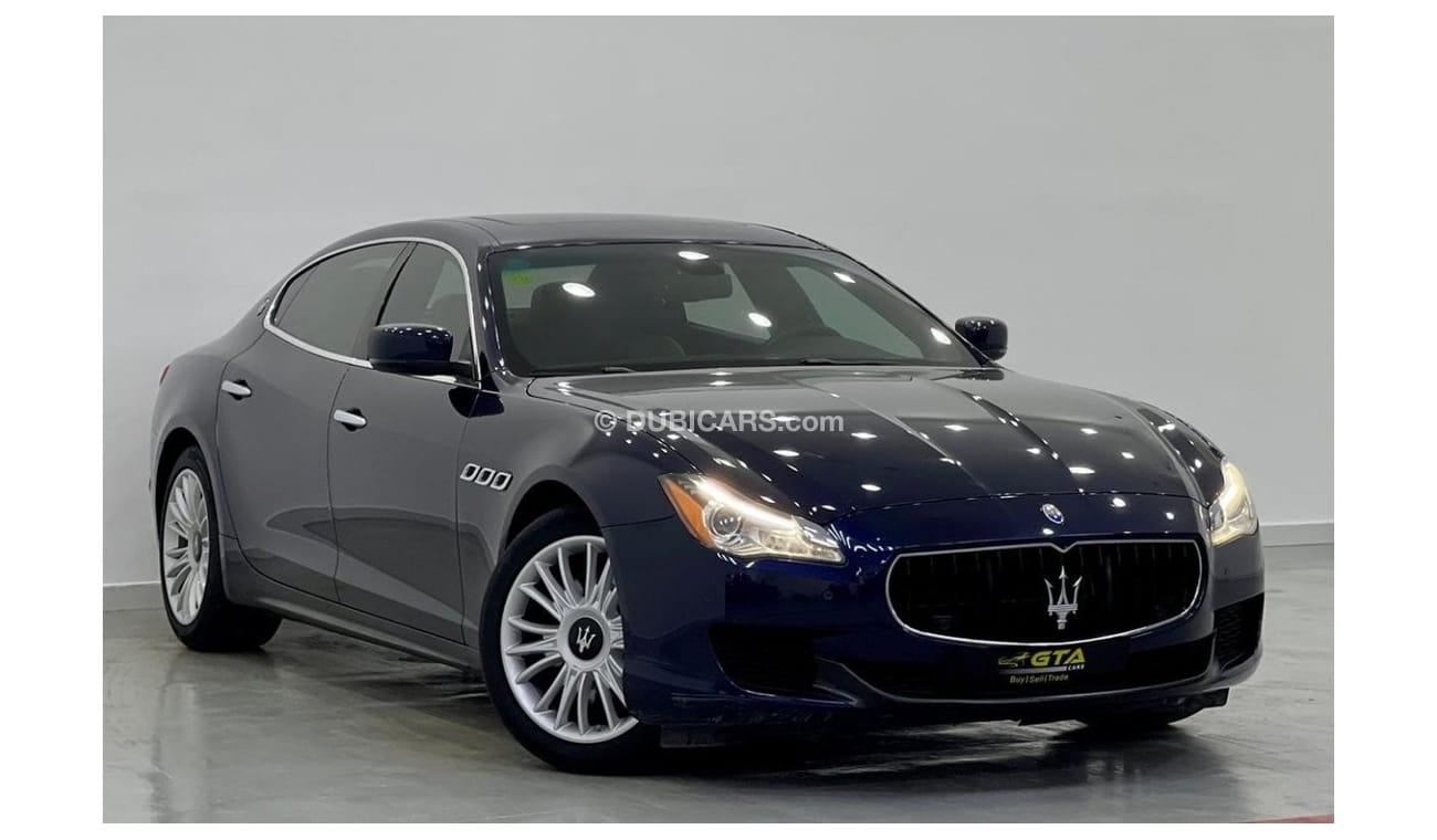 Maserati Quattroporte 2014 Maserati Quattroporte S, Low Mileage, GCC