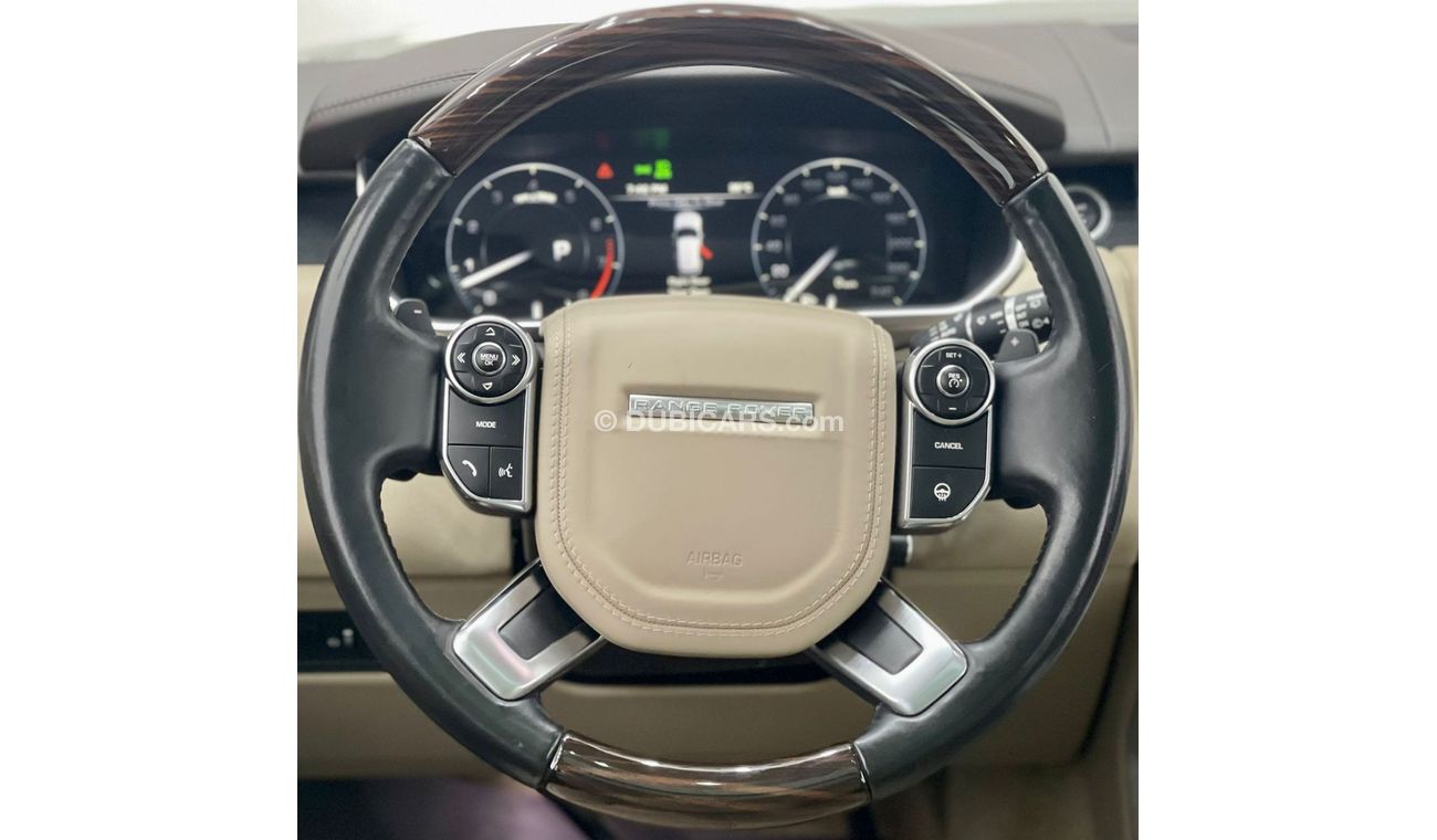 Land Rover Range Rover 2014 Range Rover Vogue SE Supercharged, Range Rover Service History, GCC