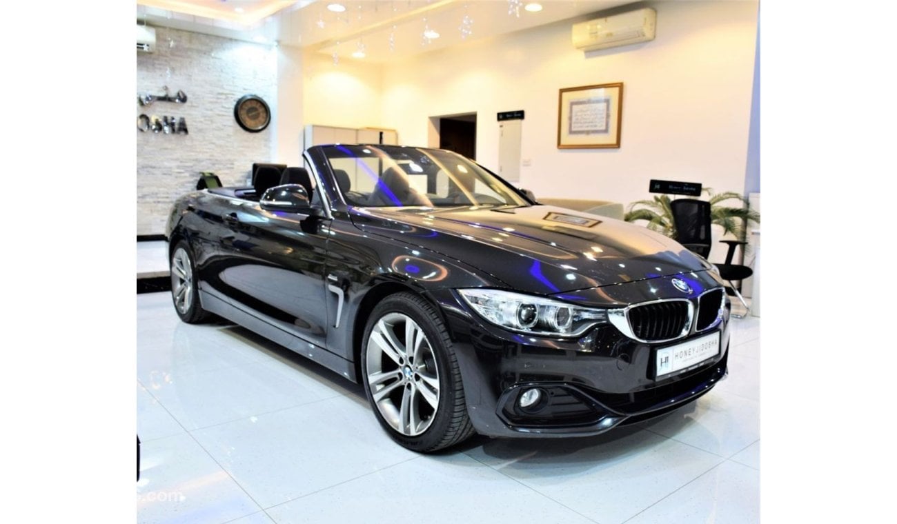 بي أم دبليو 420 ( WITH SERVICE CONTRACT AGMC ) " With Warranty " AMAZING BMW 420i 2016 Model!! in Black Color! GCC S