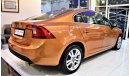 Volvo S60 AMAZING COLOR !!!! 2.0 T 2011 GCC SPECS