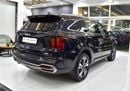 كيا سورينتو EX TOP عرض ممتاز لسيارة كيا سورينتو V6 دفع رباعي كاملة المواصفات (موديل 2023) باللون الأزرق بمواصفات خليجية