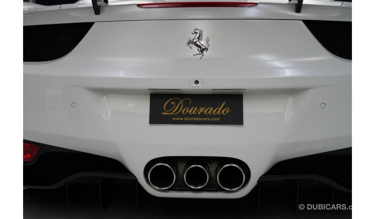 فيراري 458 Spider | Italia | Type F142 | Used | 2014 | White Bianco Avus