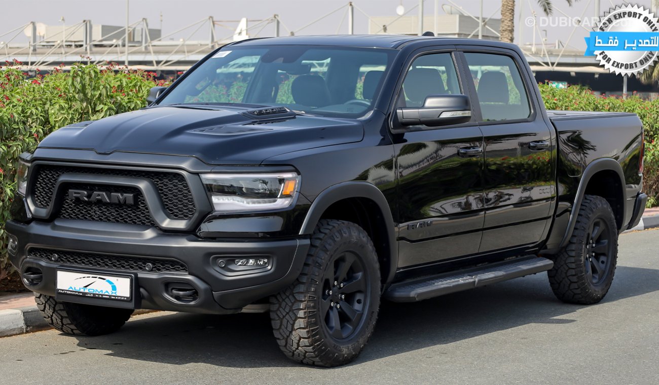 RAM 1500 1500 REBEL CREW CAB 4X4 5.7L V8 HEMI , NIGHT EDITION , 2022 GCC , 0Km (ONLY FOR EXPORT)