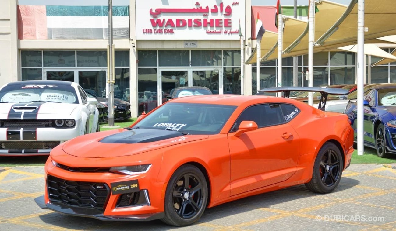 شيفروليه كامارو Sold!!!!Camaro RS V6 3.6L 2019/Custom Spoiler/ ZL1 Kit/ Leather Interior/ Very Good Condition