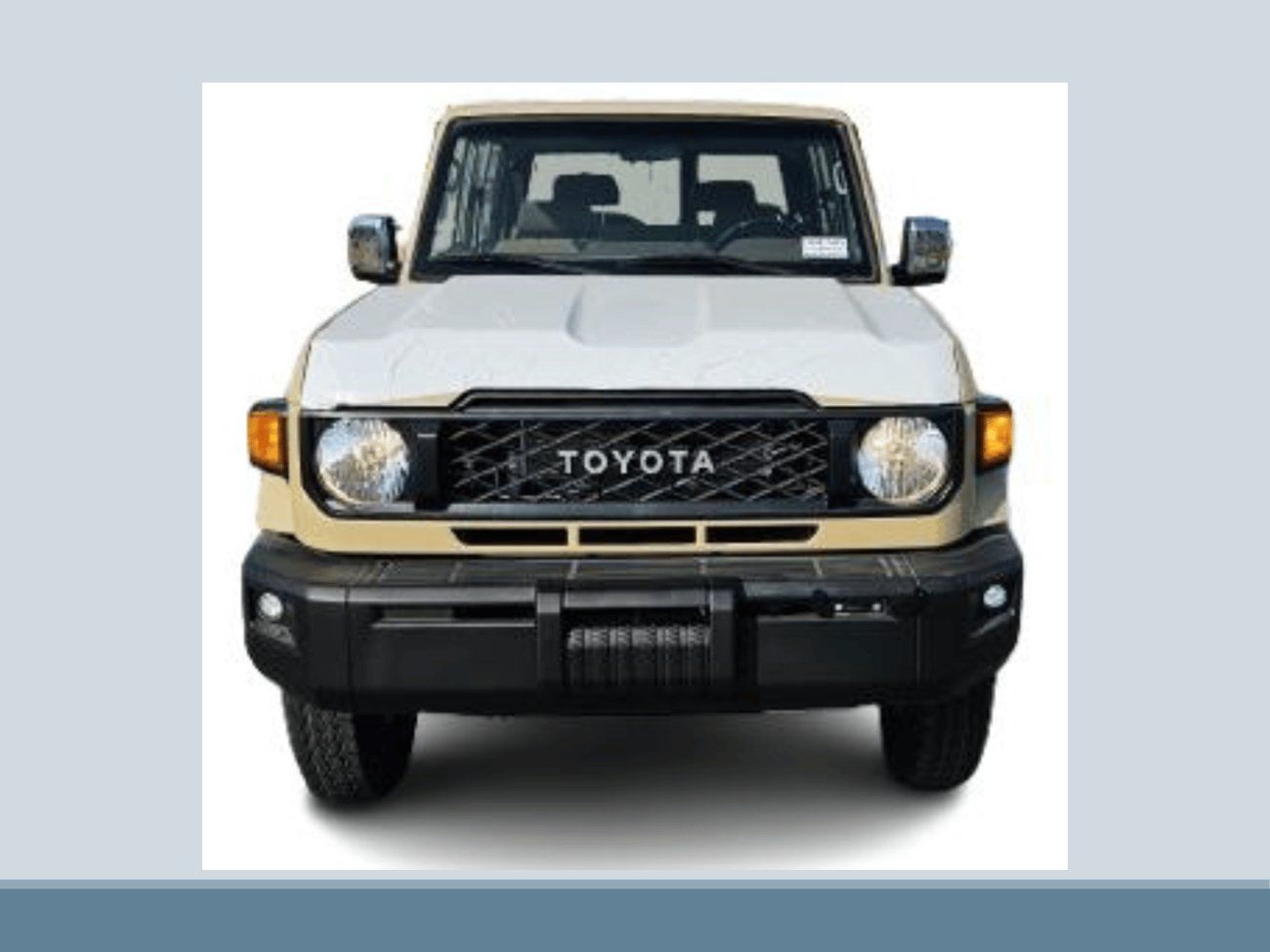 Toyota Land Cruiser 70 ECT0032 - Toyota LC71 Hardtop SWB - 2.8L Diesel Auto Beige