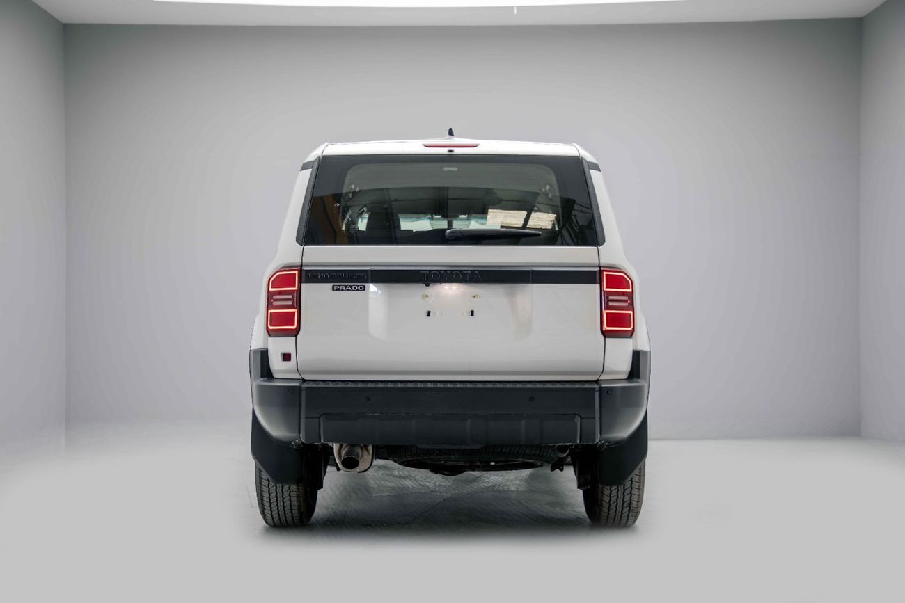 Toyota Prado Urban E 2.4L - Super White Inside Black | Export Only