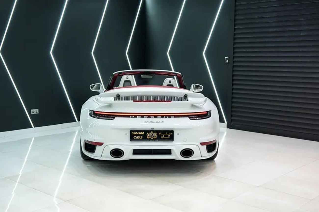 Porsche 911 Turbo S 3.8L (640 HP) Convertible Cabriolet, Exclusive Manufaktur Interior, Ceramic Brakes, Dealer W