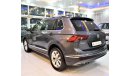 Volkswagen Tiguan AGENCY WARRANTY SERVICE CONTRACT-45,000KM ORIGINAL PAINT ( صبغ وكاله ) Volkswagen Tiguan 2018