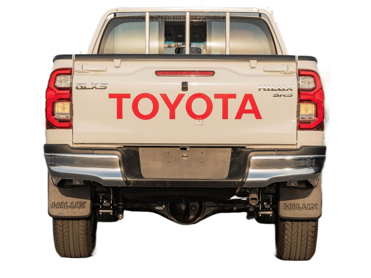 Toyota Hilux ECT0118 - Toyota Hilux DCab GLXS – 2.7L Petrol Auto 4wd White with Red 2025