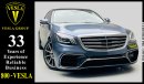 Mercedes-Benz S 400 S400 + HYBRID + ///AMG S63 BODY KIT + FACELIFT / 2016 / UNLIMITED MILEAGE WARRANTY / 2,953 DHS P.M