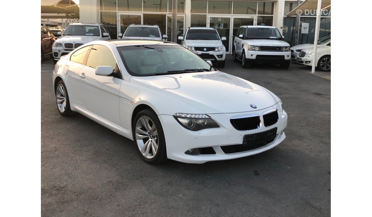 BMW 630i Bmw 630 model 2009 GCC car prefect condition full option low mileage panoramic roof leather seats ba