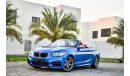 BMW M240i i M Kit - Warranty and Service Contract! - GCC - AED 2,664 - 0% Downpayment