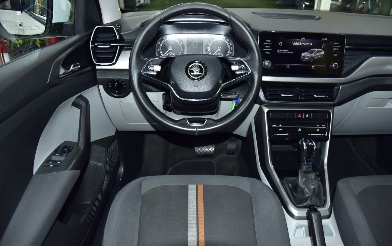 Skoda Kushaq EXCELLENT DEAL for our Skoda Kushaq ( 2023 Model ) in White Color GCC Specs