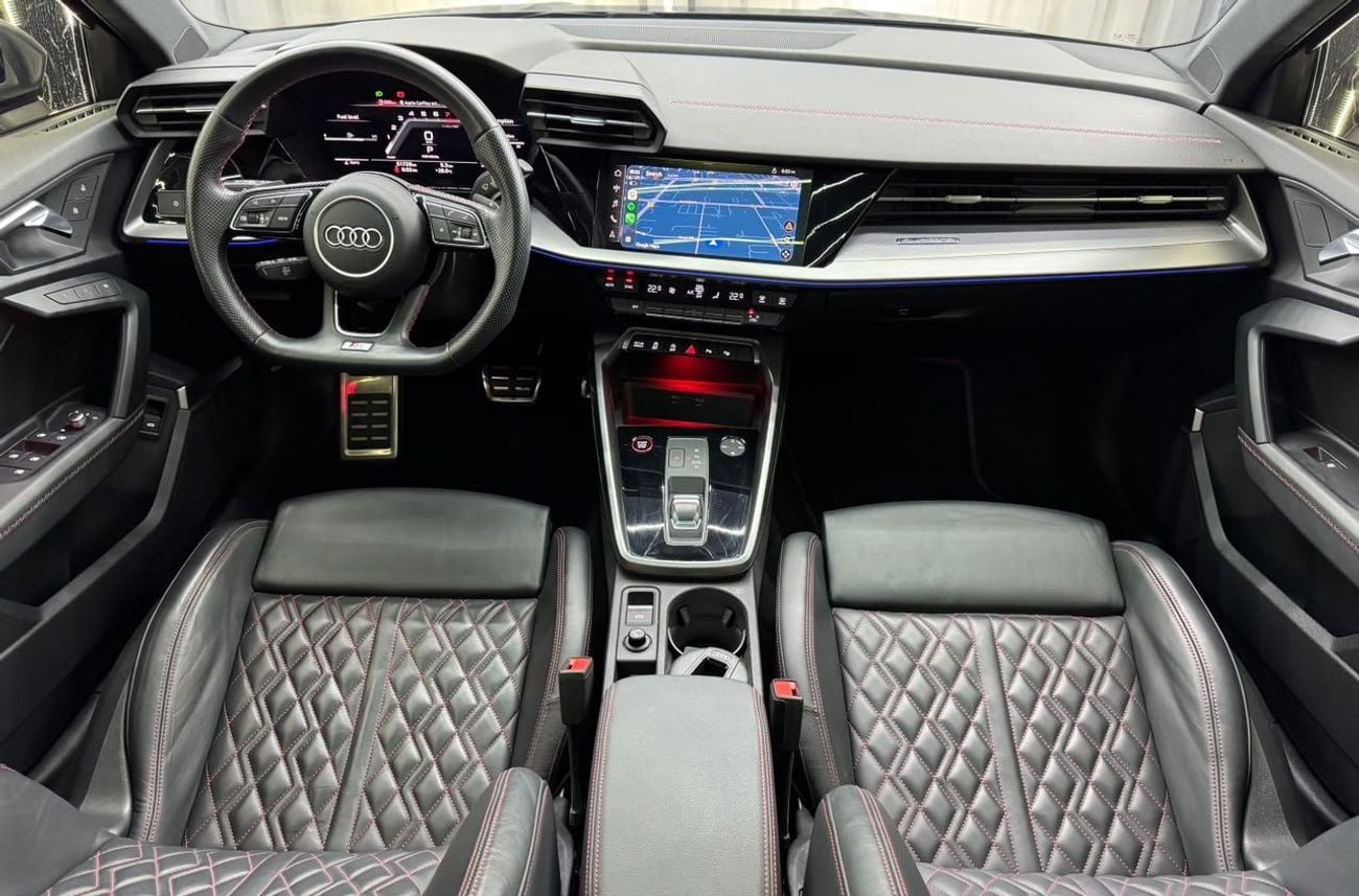 أودي S3 TFSI GCC | AL Nabooda Warranty 2028 | Al Nabooda Service 2028 or 75k Kms