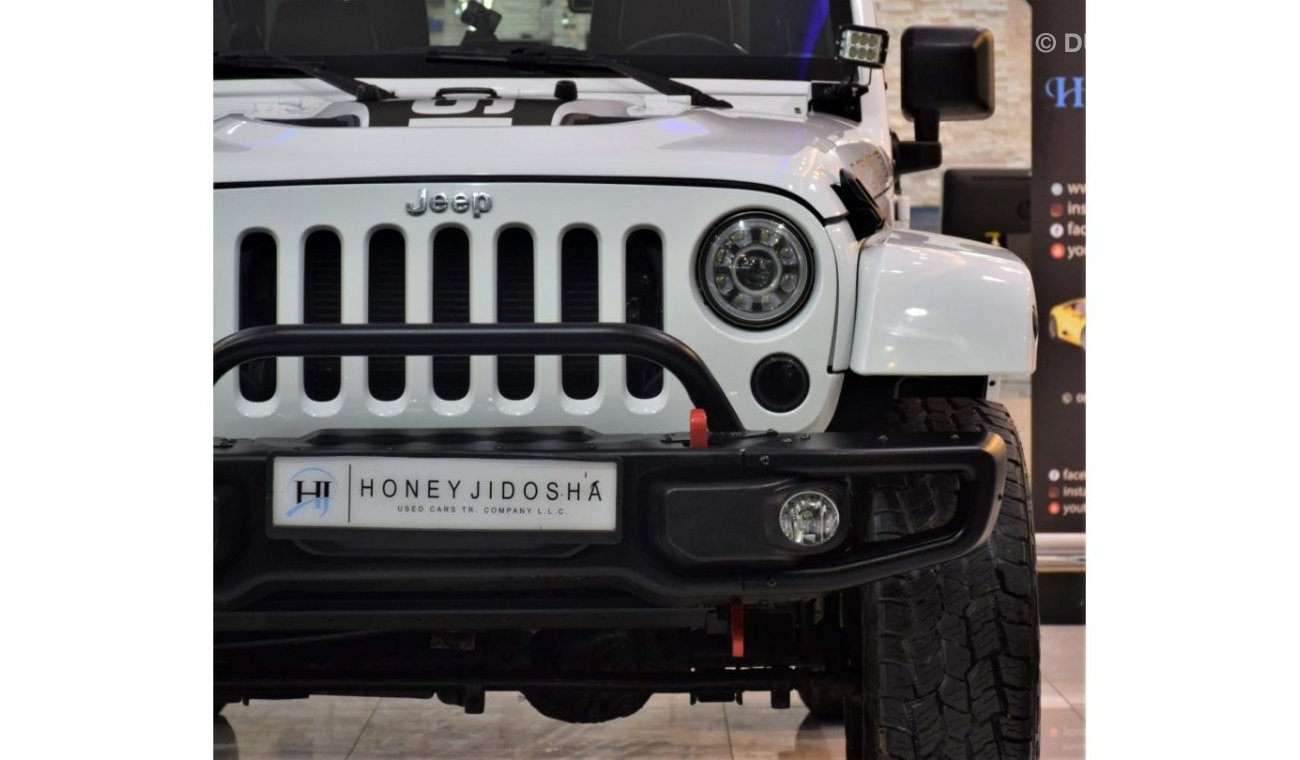 جيب رانجلر EXCELLENT DEAL for our Jeep Wrangler SAHARA 2015 Model!! in White Color! GCC Specs