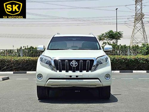 Toyota Prado VXR/ V4 2.7L/ FULL OPTION/ SUNROOF/ ELECTRIC LEATHER SEATS/ HEADS REST TV/ DOWN TYRE/ LOT# 39672
