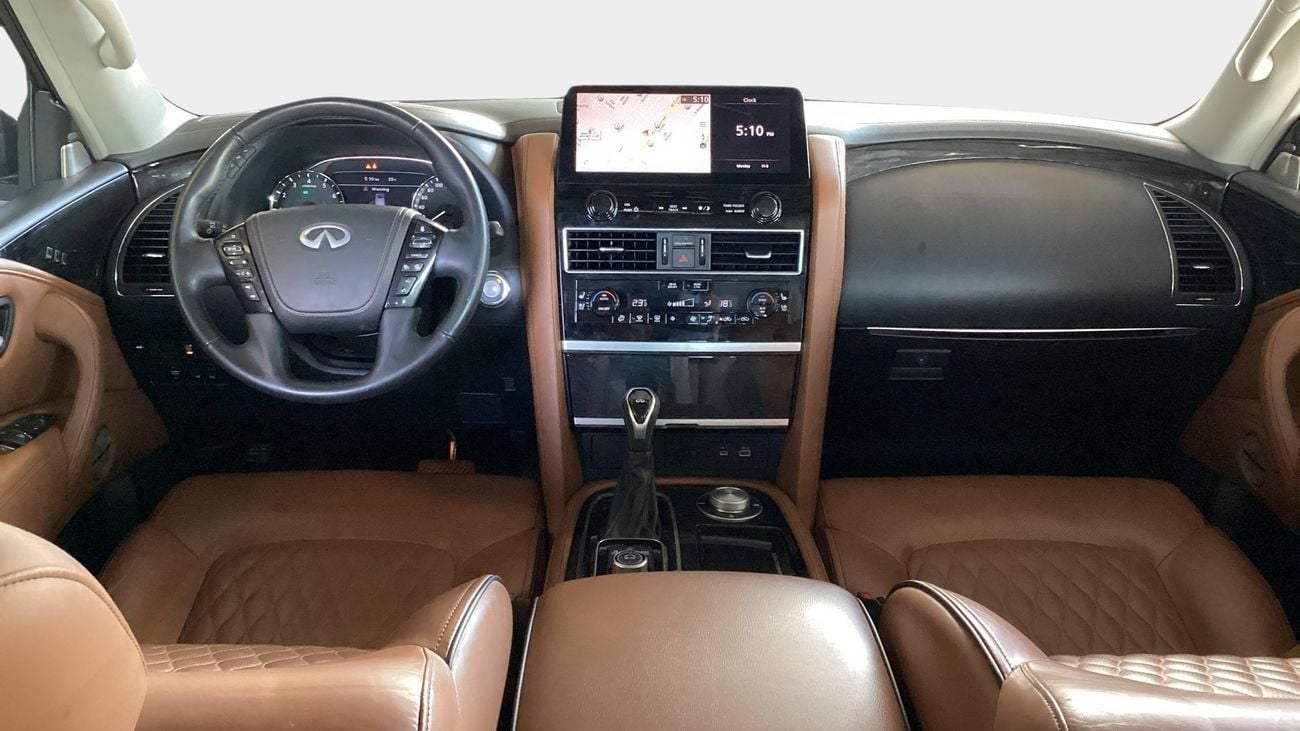 Infiniti QX80 LUXE SENSORY PROACTIVE 5.6 SENSORY AUTO 4WD 8 SEATS | Guaranteed Warranty | 0 Down Payment