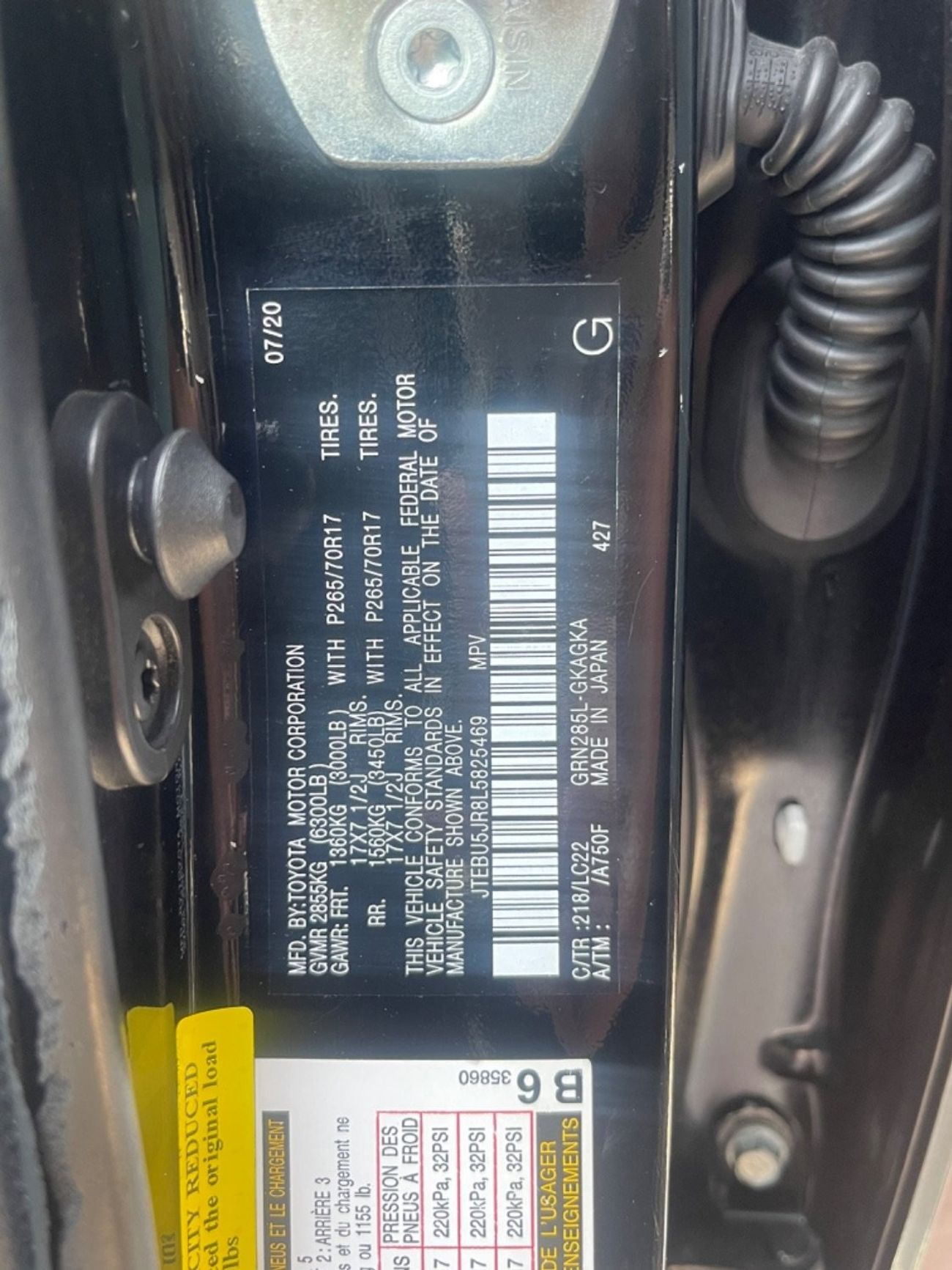 Toyota 4Runner 2020 TOYOTA 4RUNNER TRD 4x4 FULL OPTIONS IMPORTED FROM USA