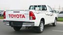 تويوتا هيلوكس Toyota Hilux 2024 Single Cab 2.4L Diesel Transmission Manual 5 Cargo Hooks White outside Black insid